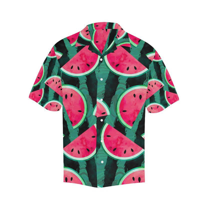 Watermelon Pattern Mens All Over Print Hawaiian Shirt