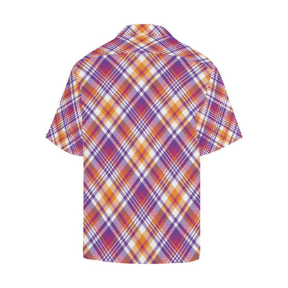 Madras Pattern Print Design Hawaiian Shirt