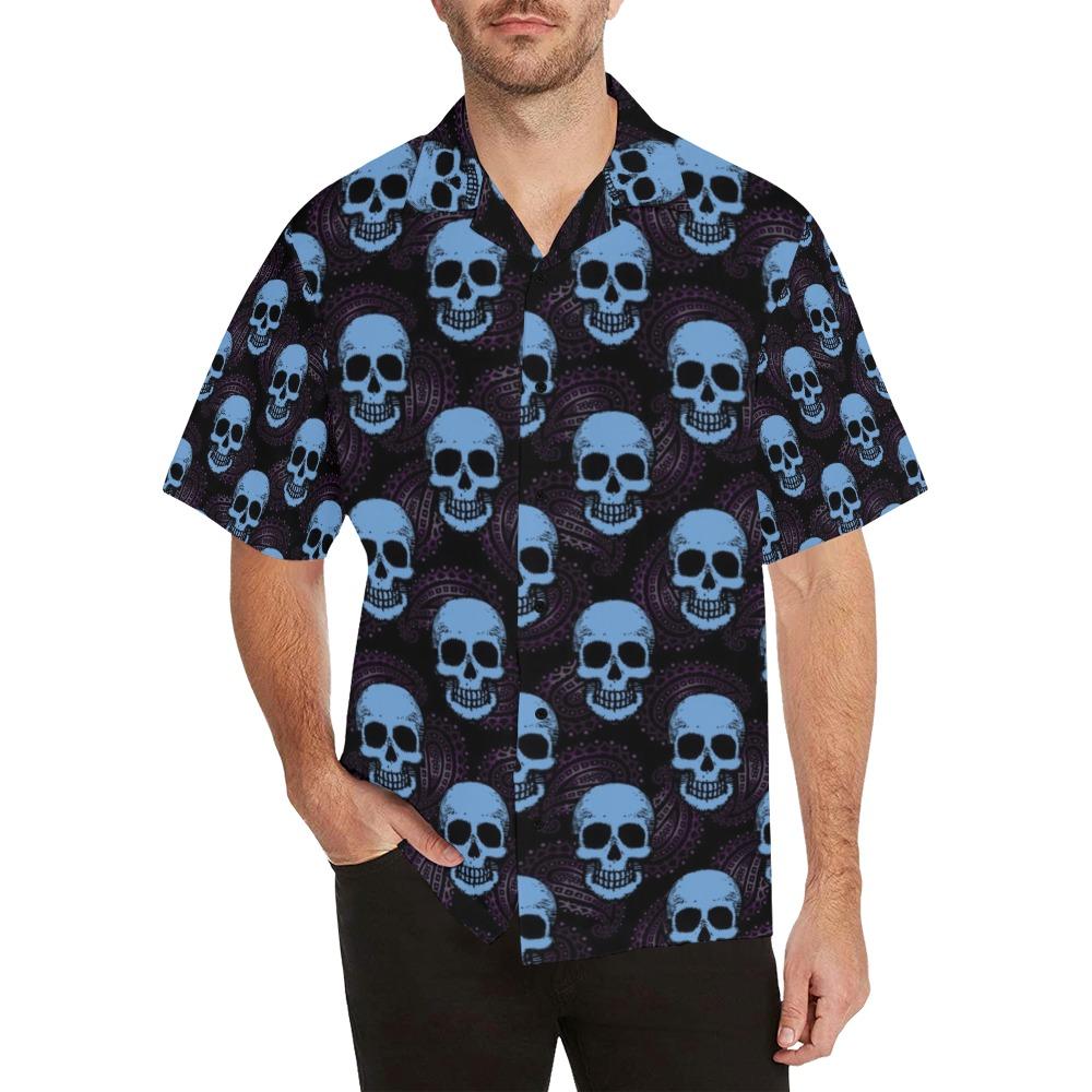 Skull Print Design 2 Hawaiian Shirt