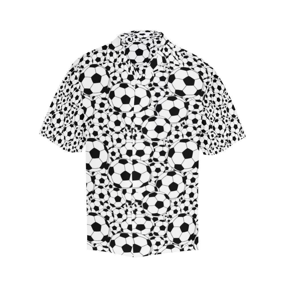 Soccer Ball Print Design Hawaiian Shirt