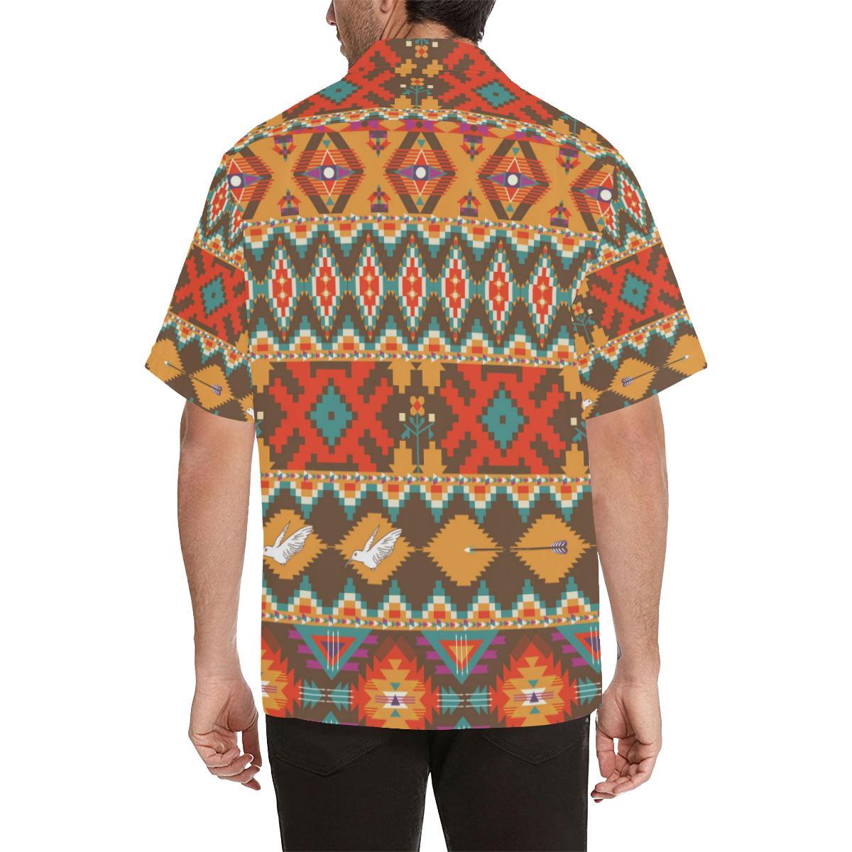 Native Pattern Print Design A Hawaiian Shirt