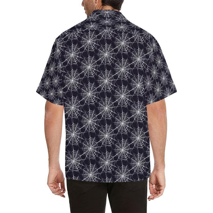 Spider Web Print Design Hawaiian Shirt