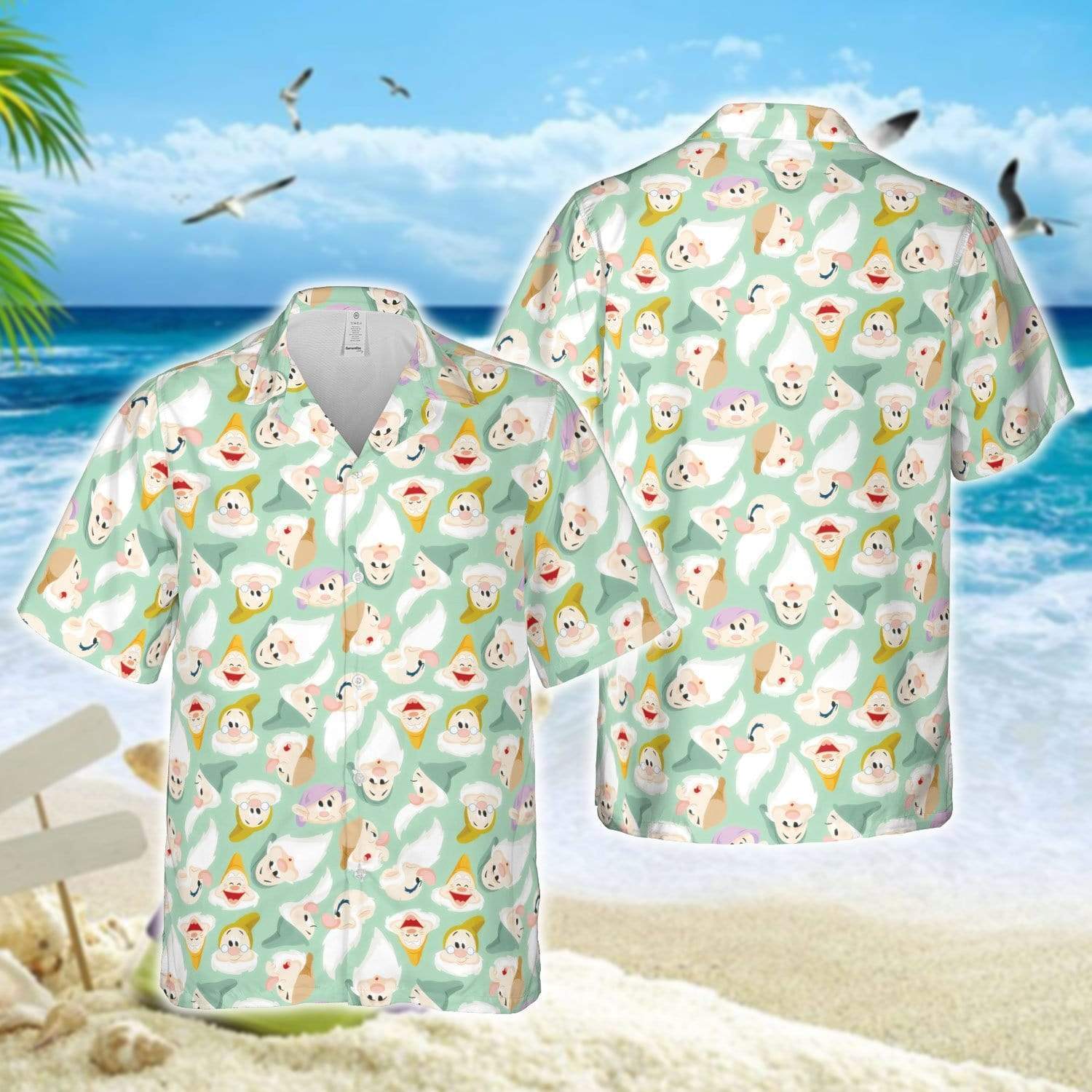 7 Dwarfs Faces Unisex Hawaiian Shirts