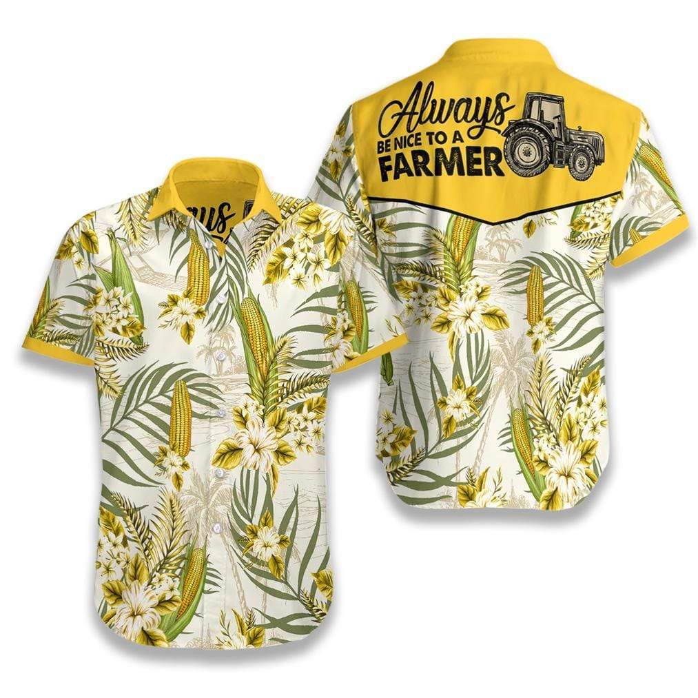 Hawaiian Aloha Shirts Be Nice To A Farmer