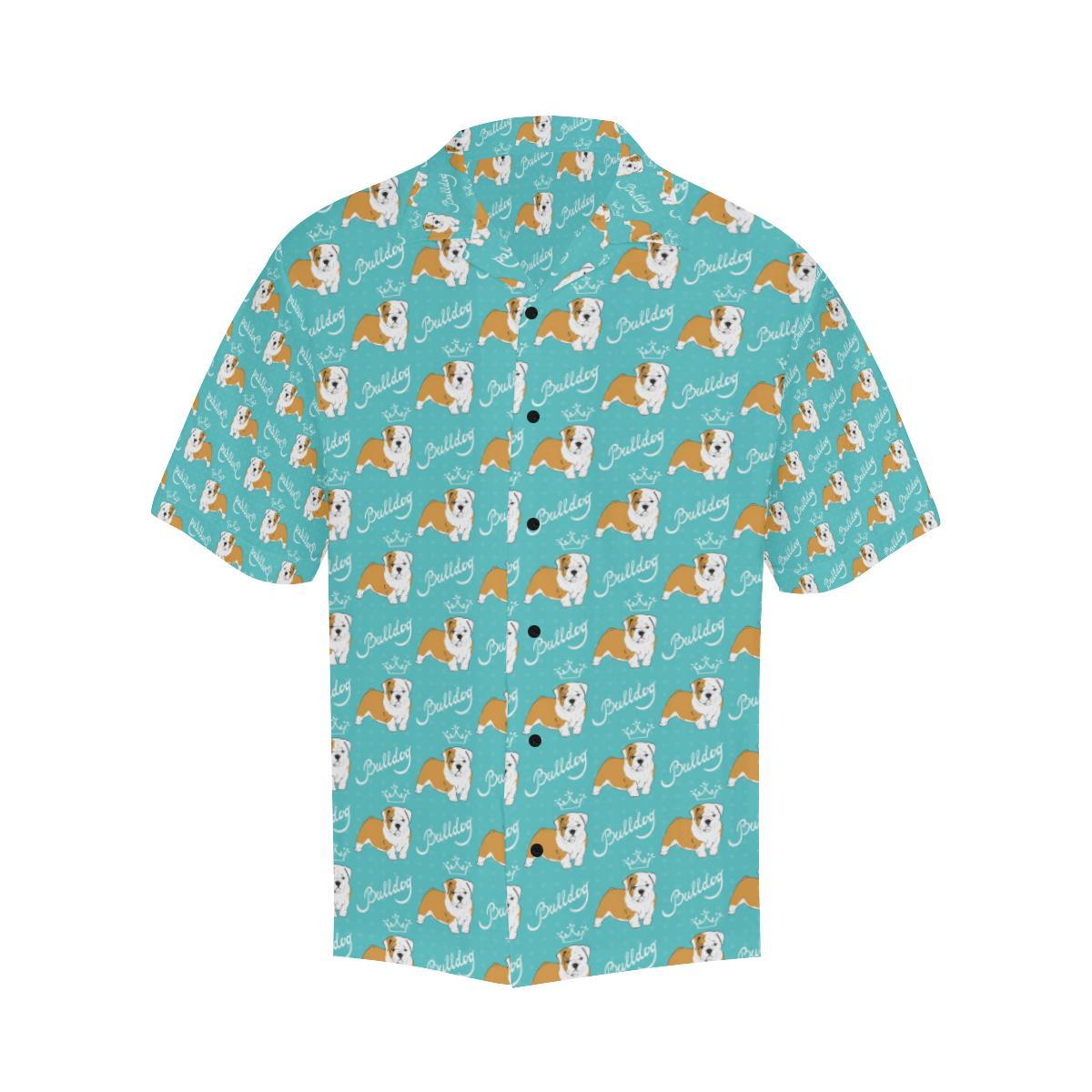 Bulldogs Pattern Print Design Hawaiian Shirt