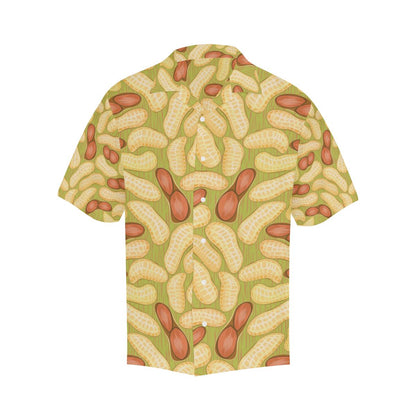 Peanut Pattern Theme Mens All Over Print Hawaiian Shirt