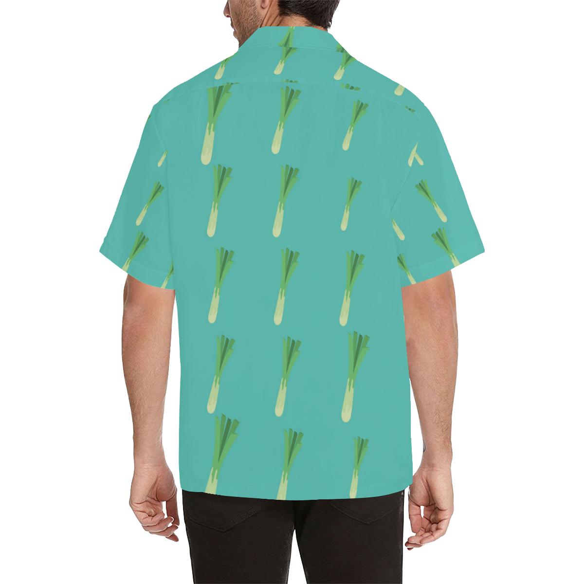 Leek Pattern Print Design Hawaiian Shirt