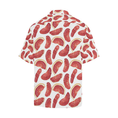 Grapefruit Pattern Mens All Over Print Hawaiian Shirt