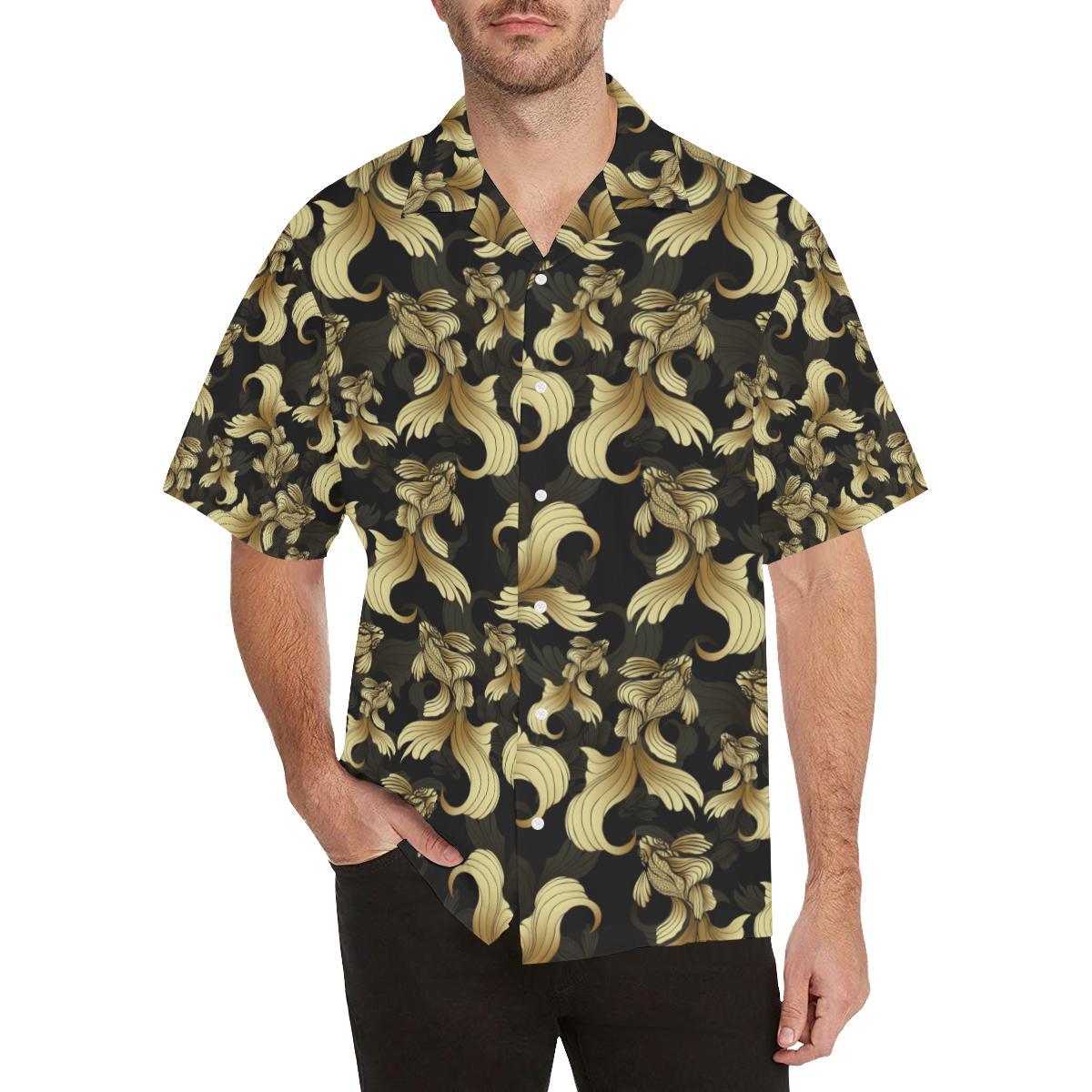 Goldfish Pattern Print Design Hawaiian Shirt
