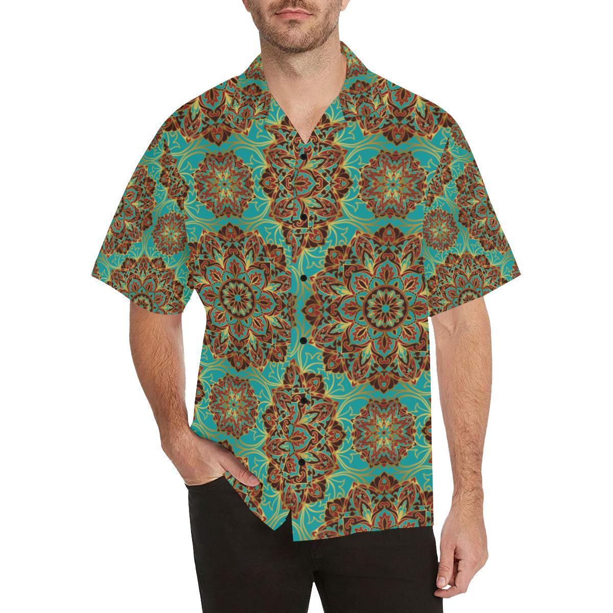 Medallion Pattern Print Design Hawaiian Shirt