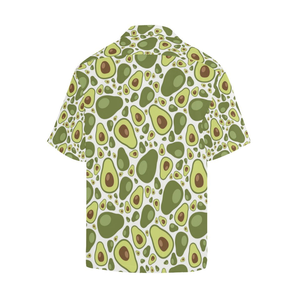 Avocado Pattern Mens All Over Print Hawaiian Shirt