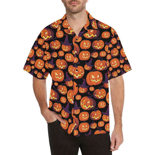 Halloween Pattern Print Design Hawaiian Shirt