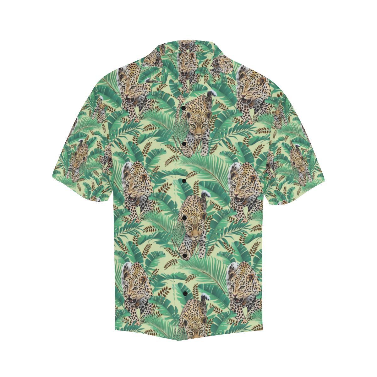 Leopard Pattern Print Design Hawaiian Shirt