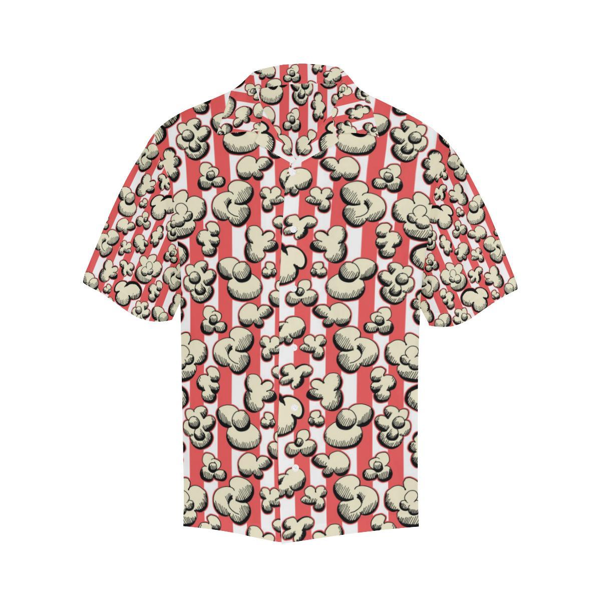 Popcorn Pattern Print Design 05 Mens All Over Hawaiian Shirt