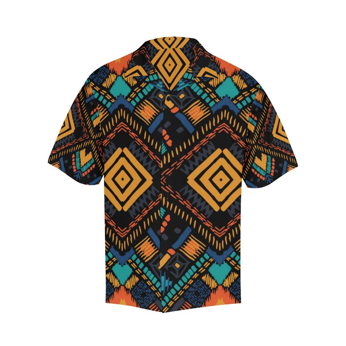 Kente Pattern Print Design Hawaiian Shirt
