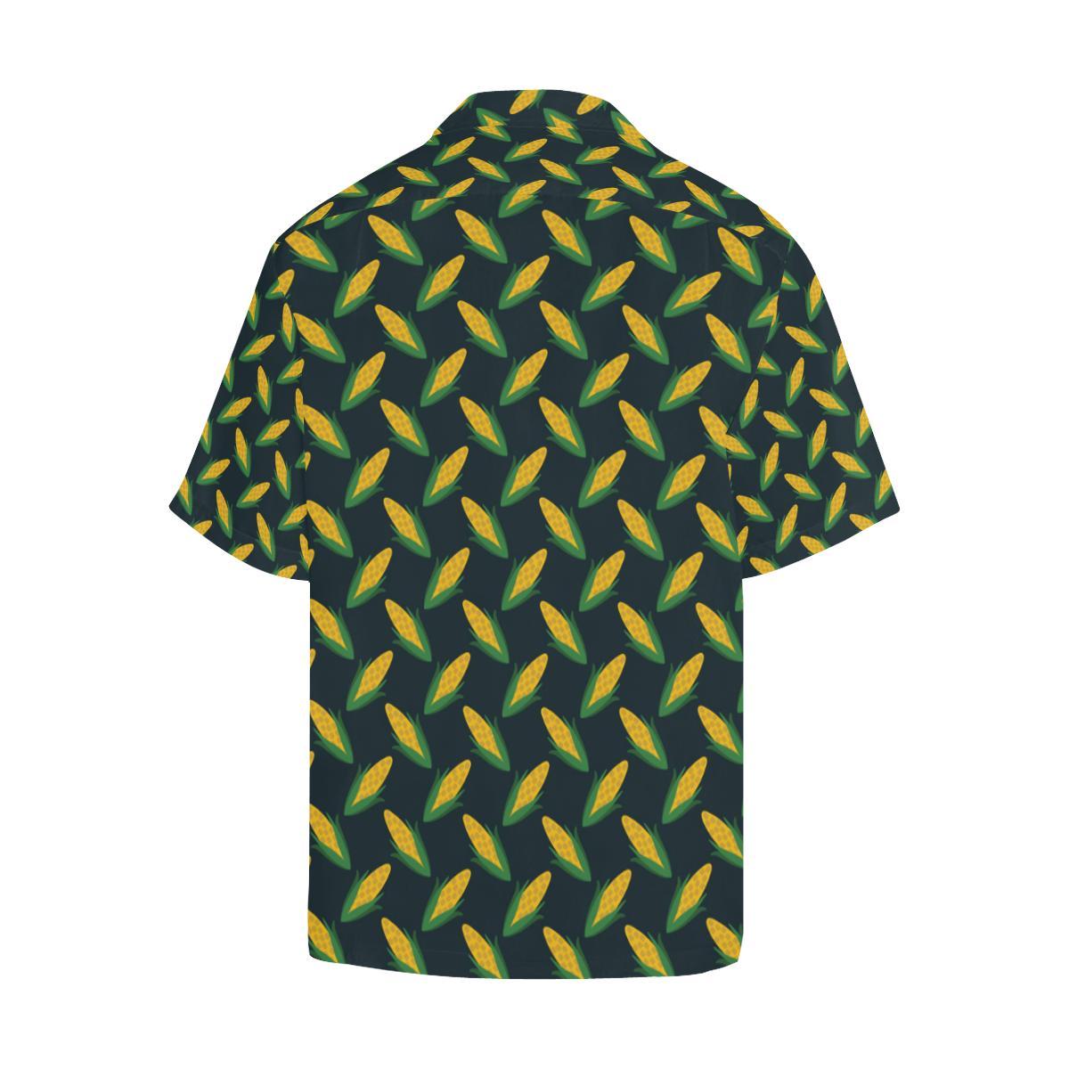 Corn Pattern Print Design Hawaiian Shirt
