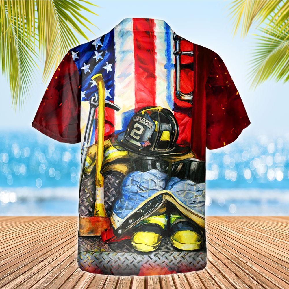 Once A Firefighter Always Shirt Qnn09Hw Hawaiian