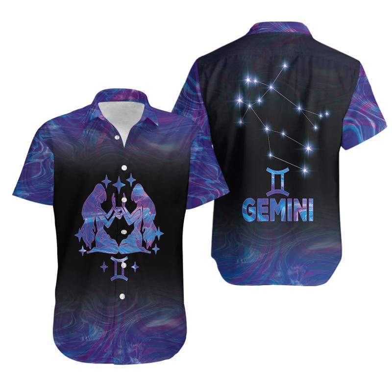 Amazing Gemini Horoscope Hawaiian Shirt Zodiac Birthday Gifts 