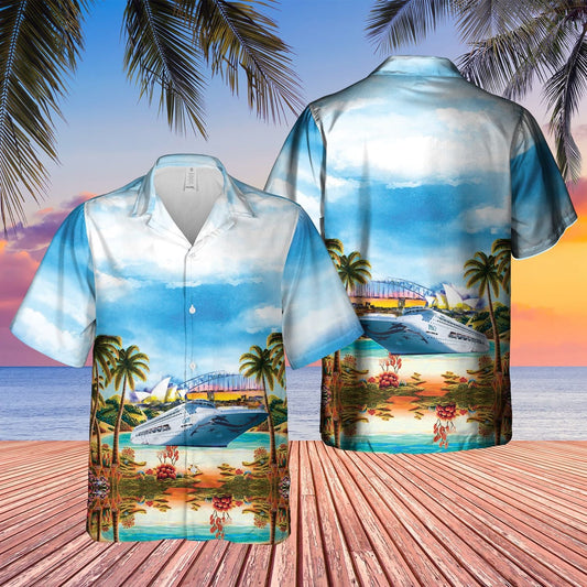 Cruises Australia Sydney Harbour Bridge  Blue High Quality Unisex Hawaiian Shirt For Men And Women Dhc17063446