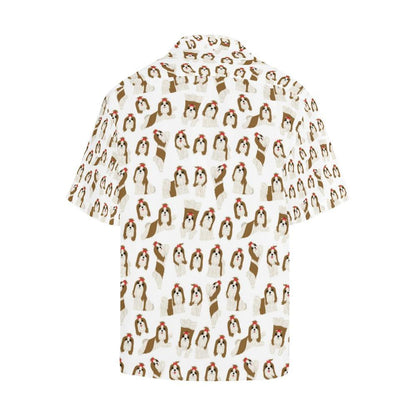 Shih Tzu Print Design Hawaiian Shirt