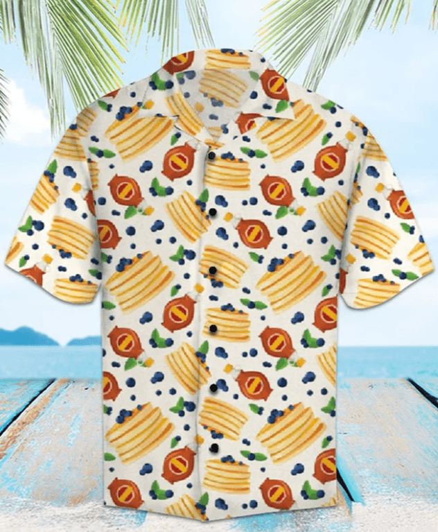 Sweet Sandwich Blueberry Hawaiian Unisex Aloha Shirts #H