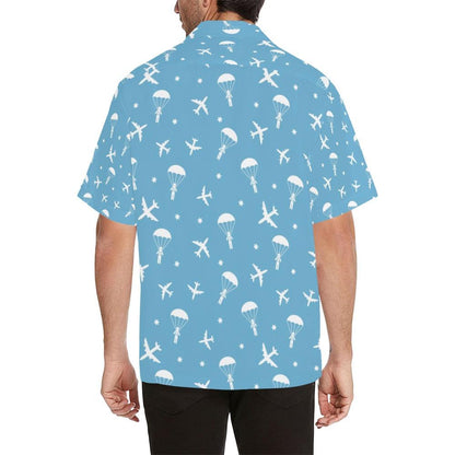 Skydiver Print Design Hawaiian Shirt
