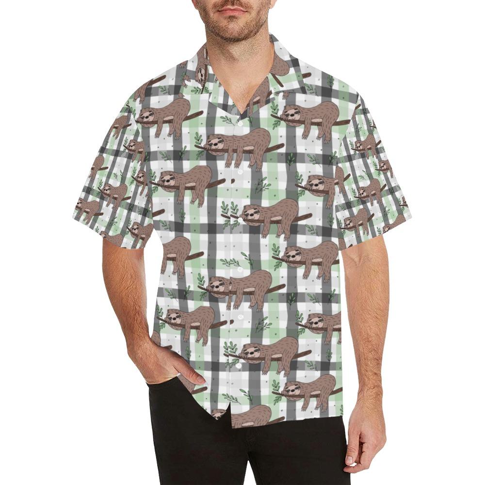 Sloth Print Design Hawaiian Shirt