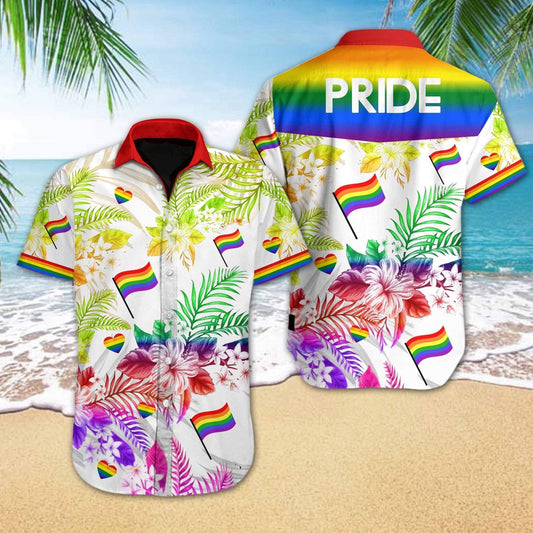 LGBT Pride Tropical Full Printing Hawaiian Shirts #HL