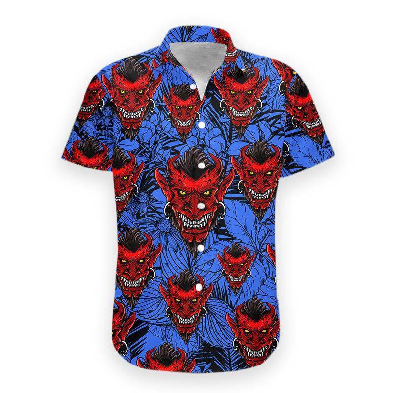  3D Satan Hawaii Shirt