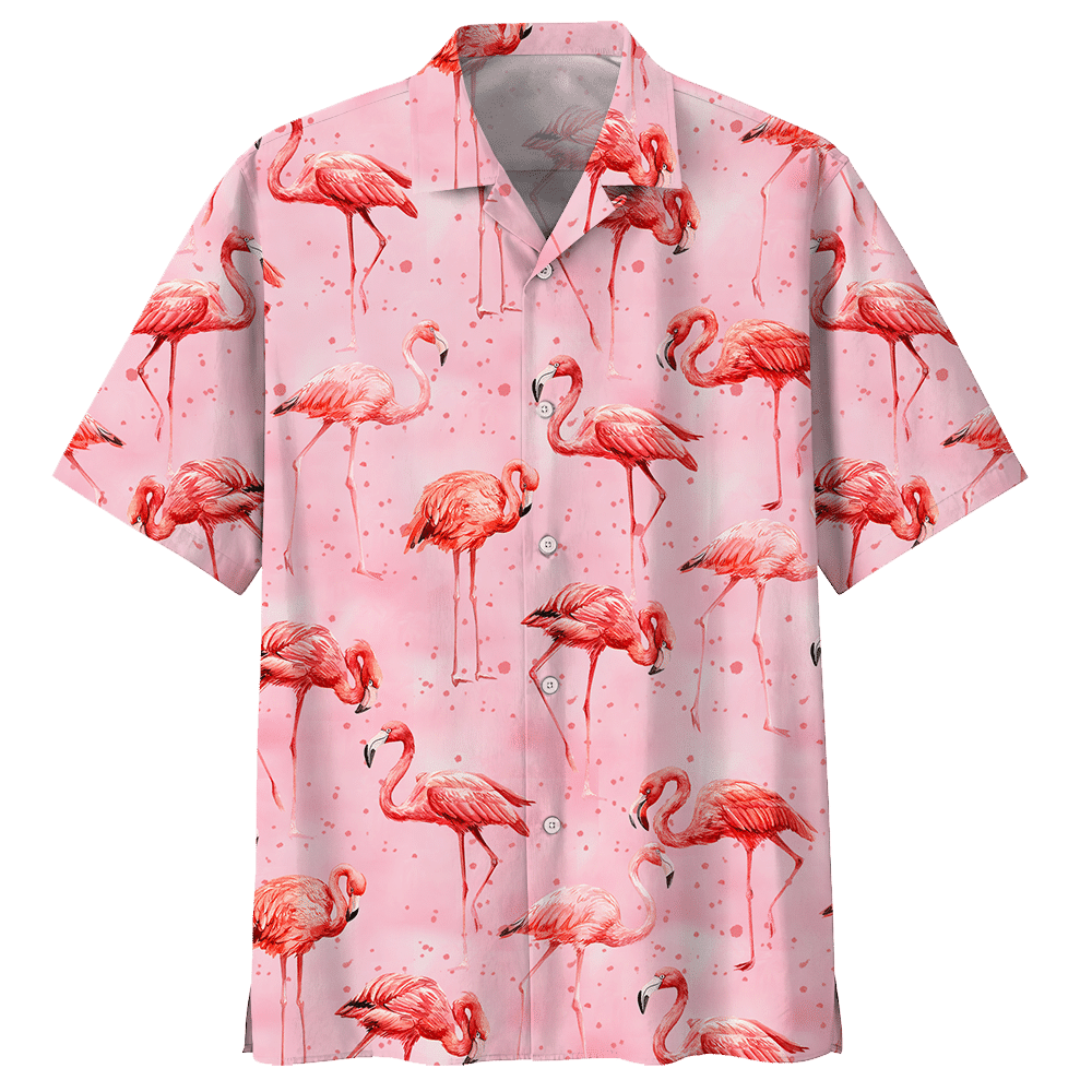 Flamingo  Pink Nice Design Unisex Hawaiian Shirt For Men And Women Dhc17063837