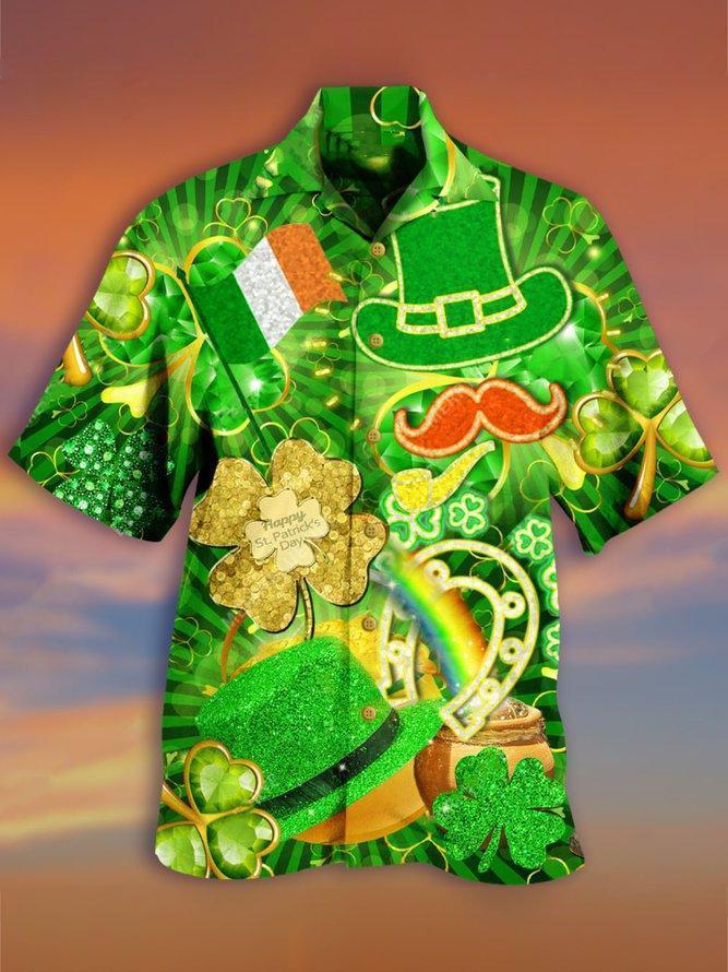 St Patricks Day Hawaiian Shirt