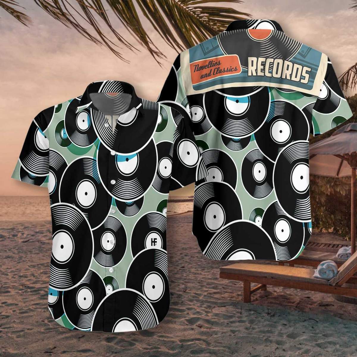 Vintage Vinyl Hawaiian Shirt | For Men &amp;amp; Women | Adult | Hw7877