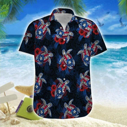 Hawaiian Aloha Shirts Puerto Rico Turtle Hibiscus