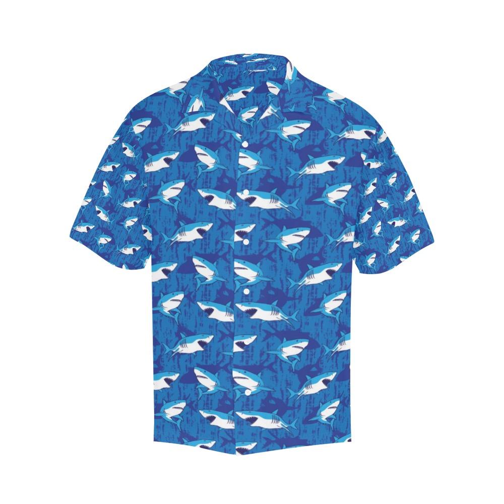 Shark Print Design Hawaiian Shirt