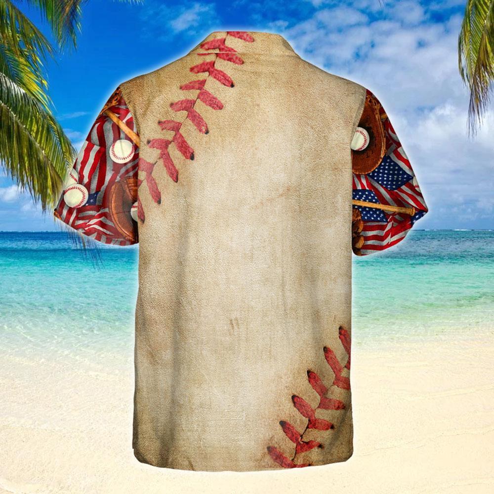 Baseball Pitching Grips Shirt Hawaiian