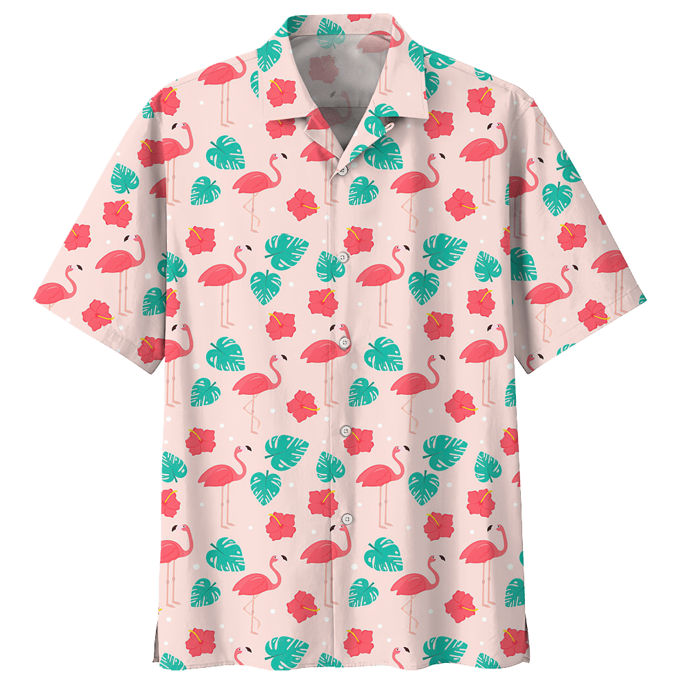 Flamingo Hawaiian Shirt Azs014