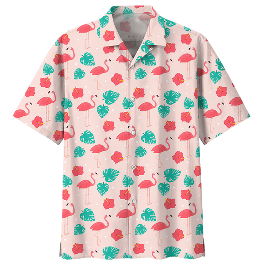 Flamingo Hawaiian Shirt Azs014