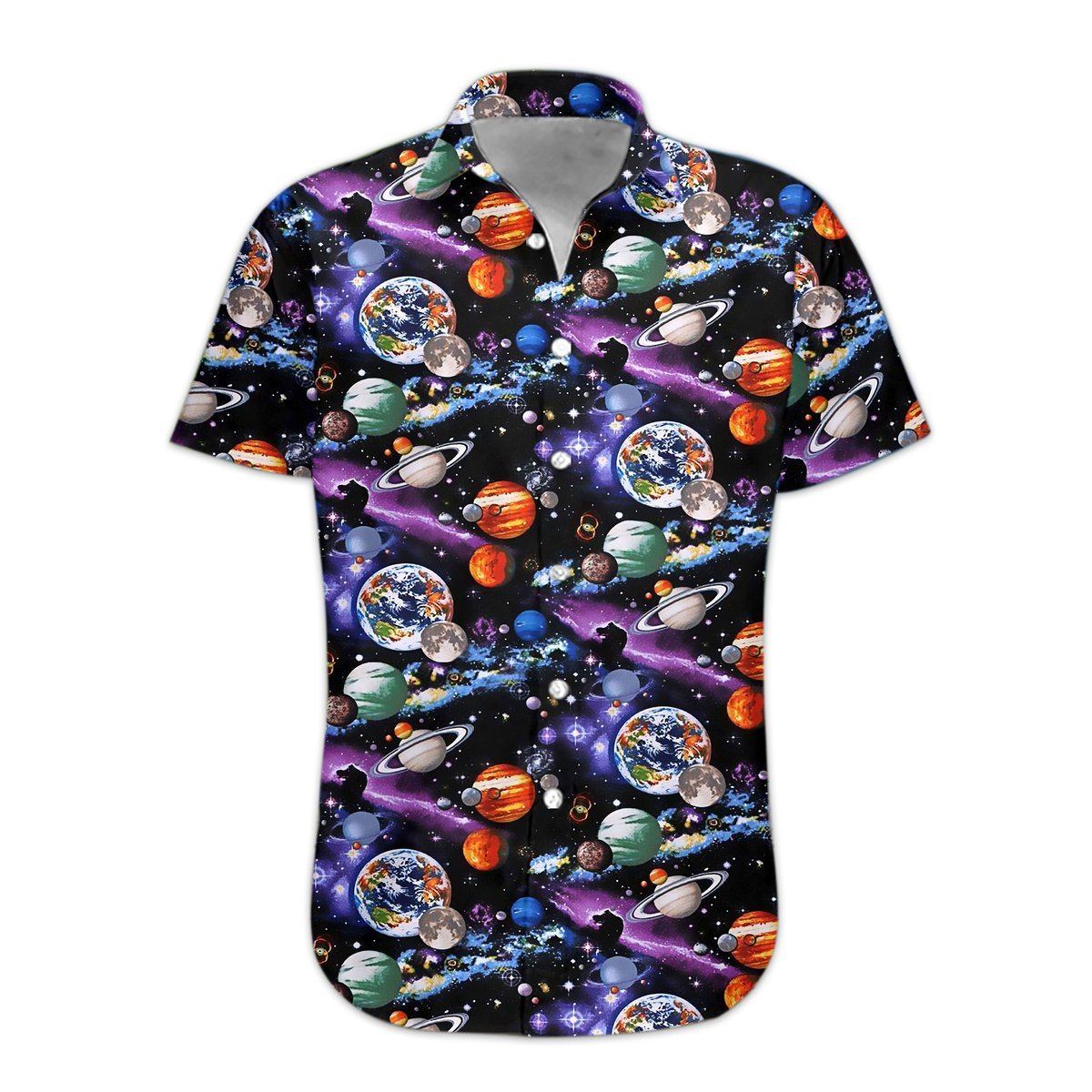  3D Planet Solar System Hawaii Shirt