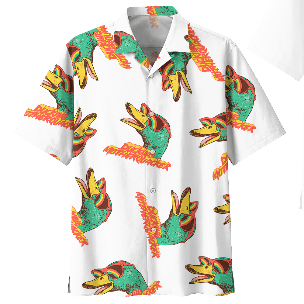 Duck  White Amazing Design Unisex Hawaiian Shirt For Men And Women Dhc17063610