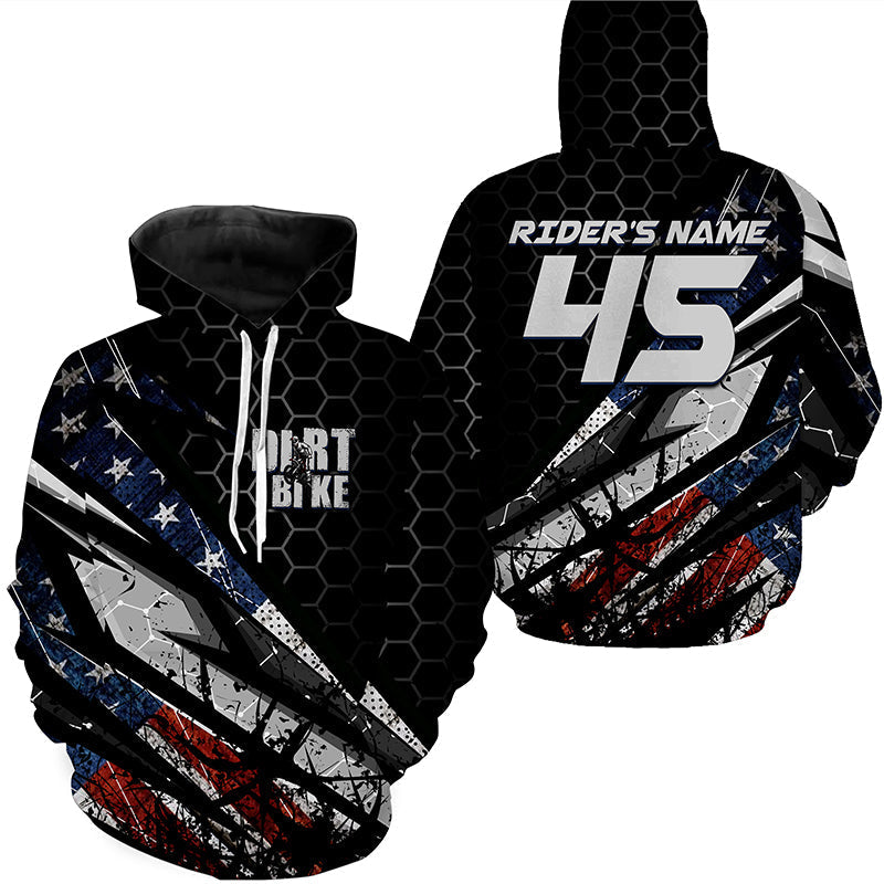 Adult Dirt Bike Hoodie Uv Custom Usa Hooded Jersey Motocross Off Hoodie Hoodie