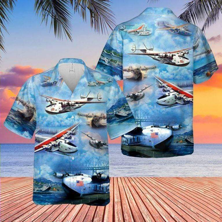 Hawaiian Aloha Shirts Boeing 314 Clipper