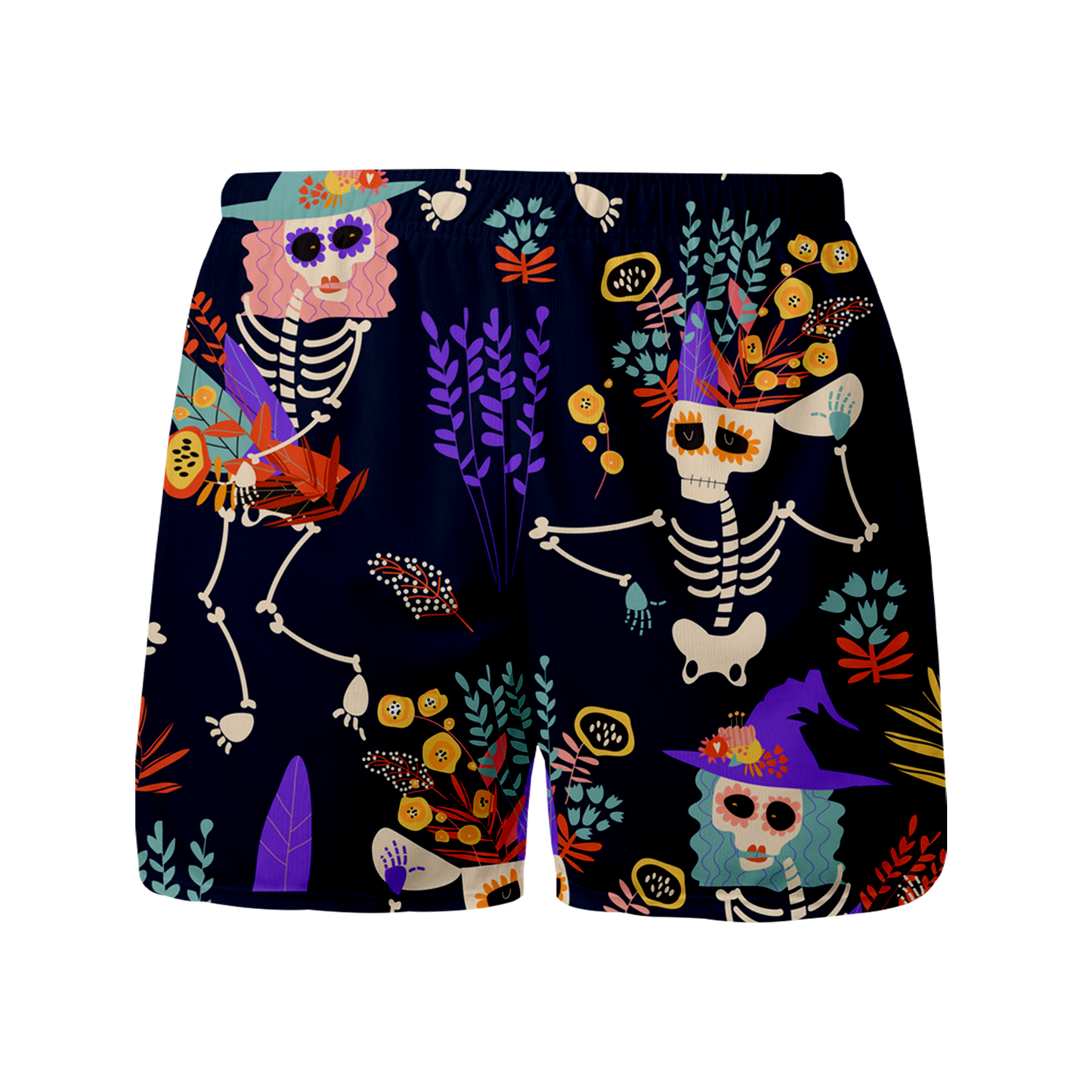 Dancing Skeleton Halloween Hawaiian Shirt