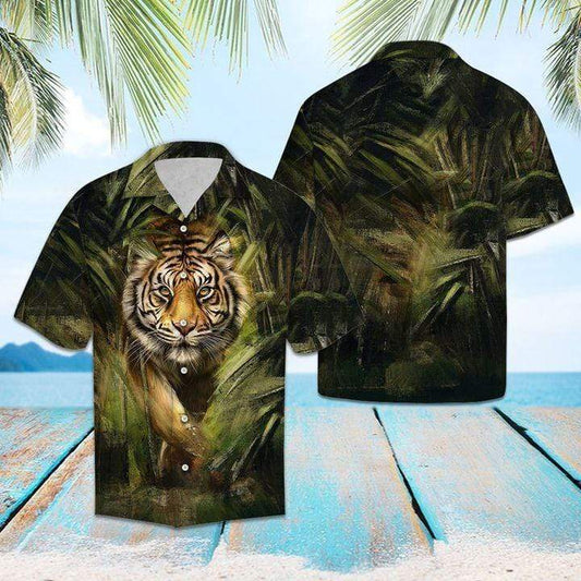 Strong Tiger Hawaii Shirts #1508H