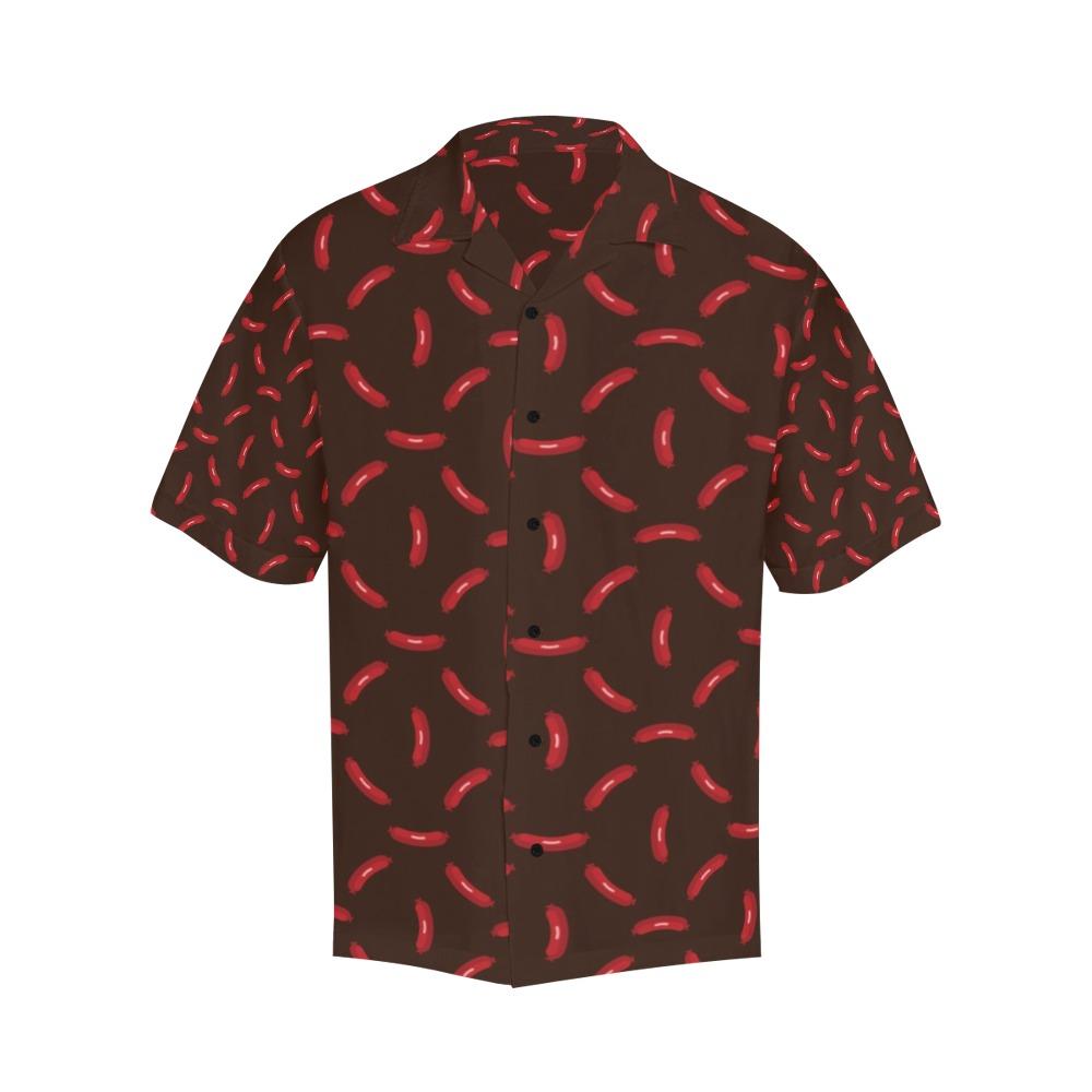 Sausage Print Design Hawaiian Shirt