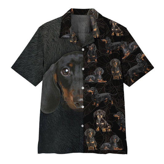  3D Dachshund Hawaii Shirt