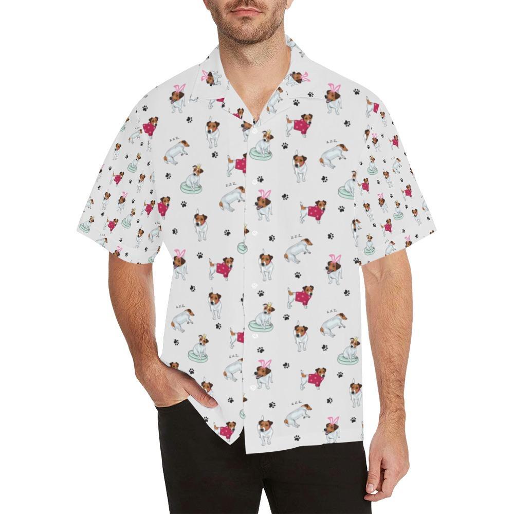 Russell Terriers Print Design Hawaiian Shirt