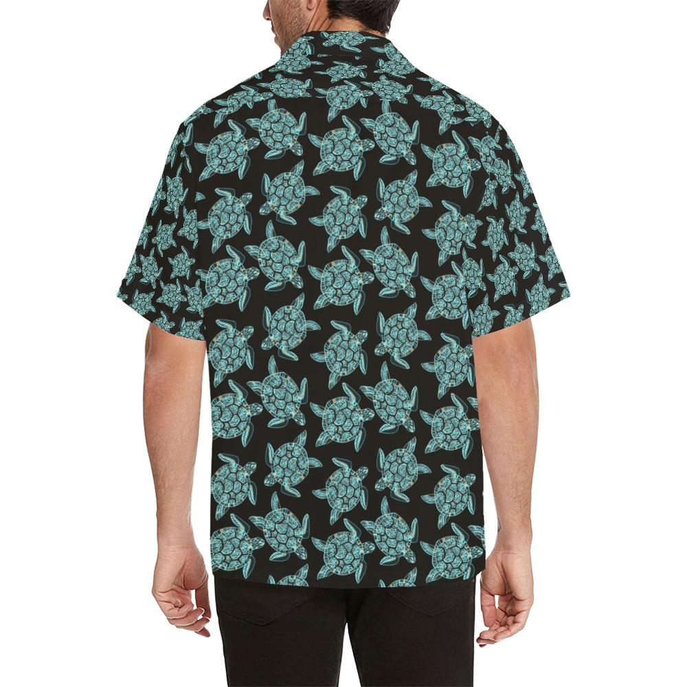 Sea Turtle Print Design Hawaiian Shirt