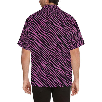 Zebra Pink Print Design Hawaiian Shirt