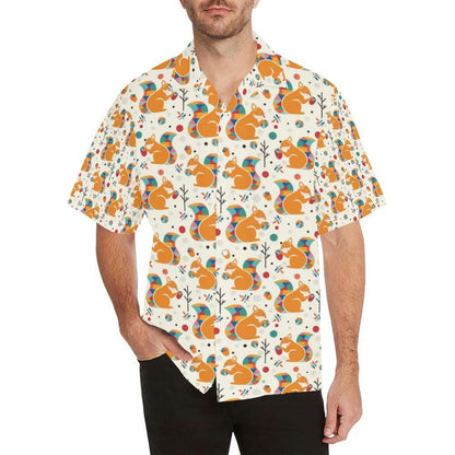 Squirrel Print Design Hawaiian Shirt