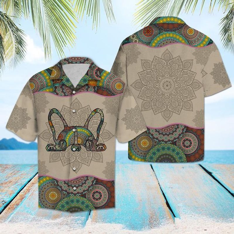 French Bulldog Mandala  Colorful Amazing Design Unisex Hawaiian Shirt For Men And Women Dhc17064027